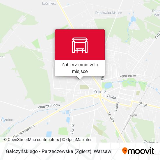 Mapa Gałczyńskiego - Parzęczewska  (Zgierz)