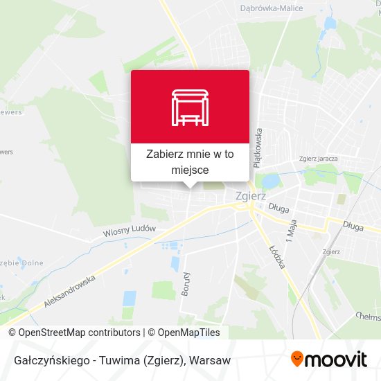 Mapa Gałczyńskiego - Tuwima (Zgierz)