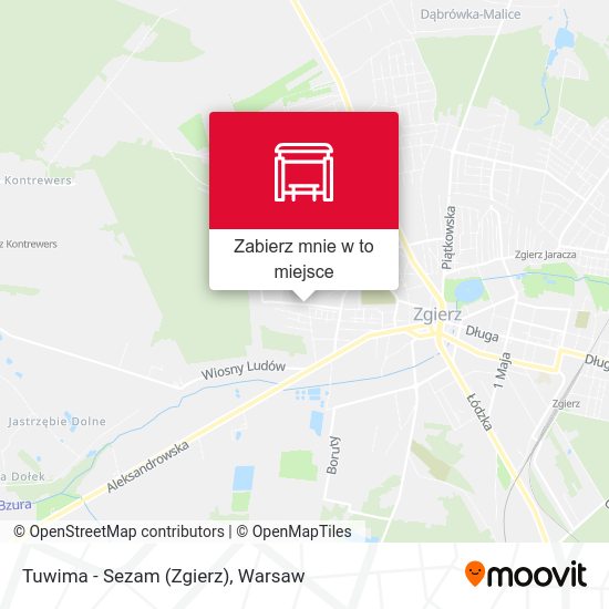 Mapa Tuwima - Sezam (Zgierz)