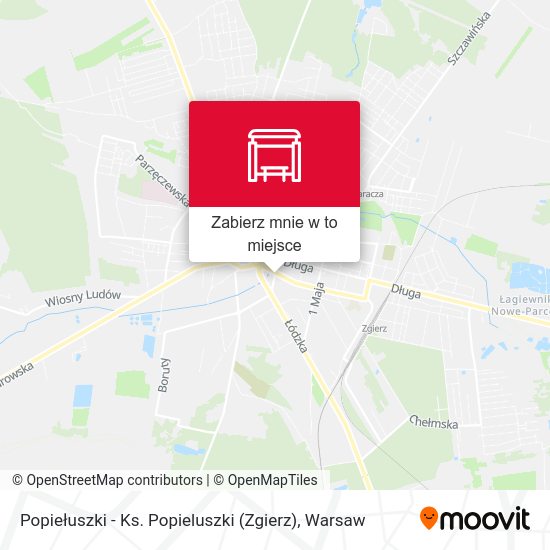 Mapa Popiełuszki - Ks. Popieluszki  (Zgierz)