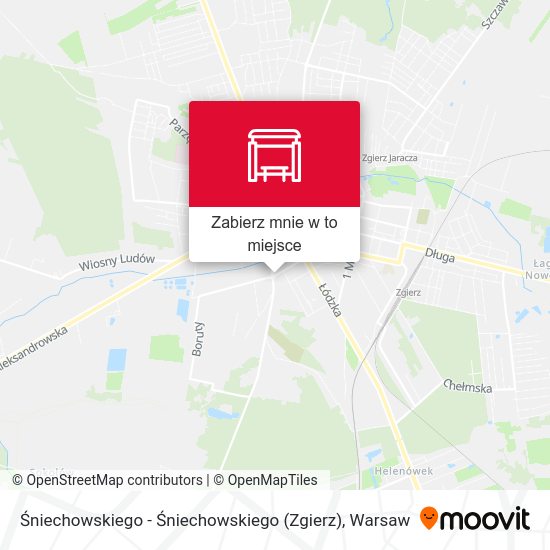 Mapa Śniechowskiego - Śniechowskiego (Zgierz)