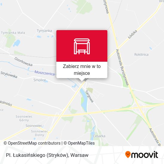 Mapa Pl. Łukasińskiego (Stryków)