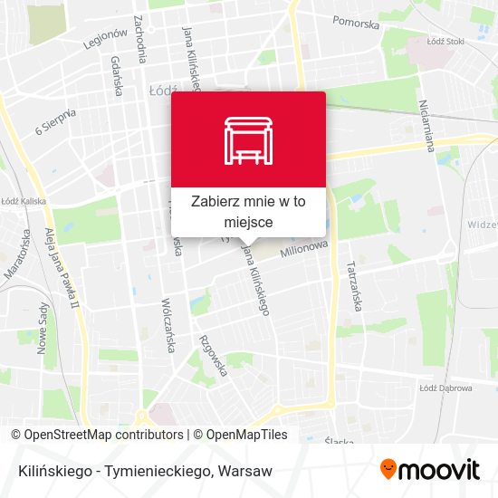 Mapa Kilińskiego - Tymienieckiego