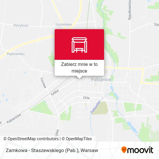 Mapa Zamkowa - Staszewskiego (Pab.)