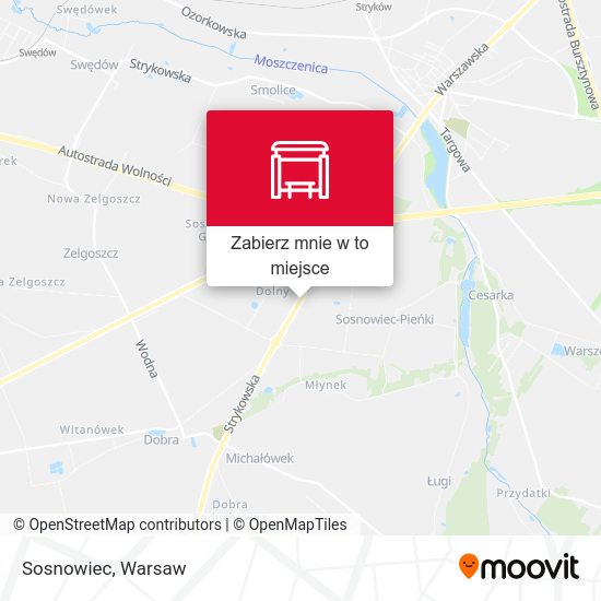 Mapa Sosnowiec