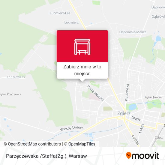 Mapa Parzęczewska /Staffa(Zg.)