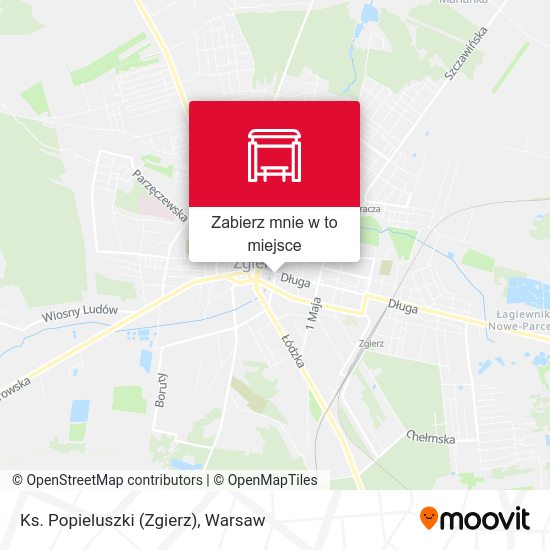 Mapa Ks. Popieluszki  (Zgierz)