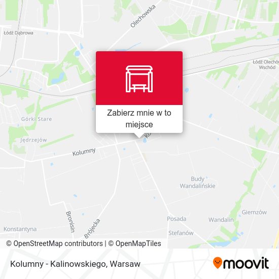 Mapa Kolumny - Kalinowskiego