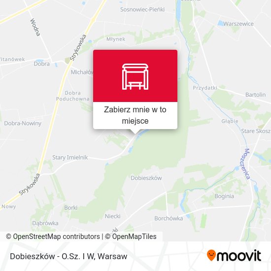 Mapa Dobieszków - O.Sz. I W