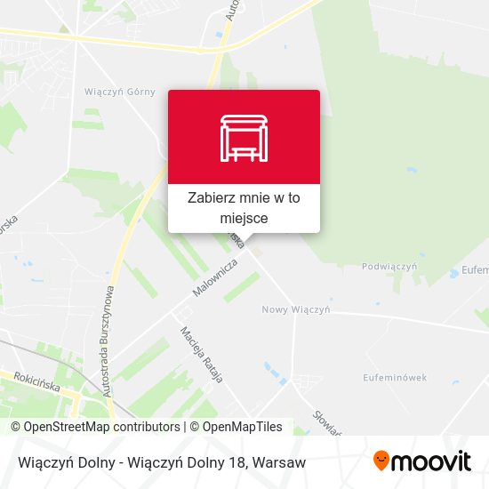 Mapa Wiączyń Dolny - Wiączyń Dolny 18