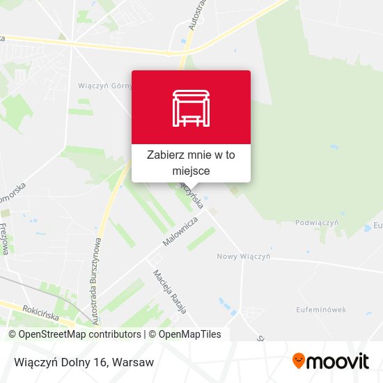 Mapa Wiączyń Dolny 16