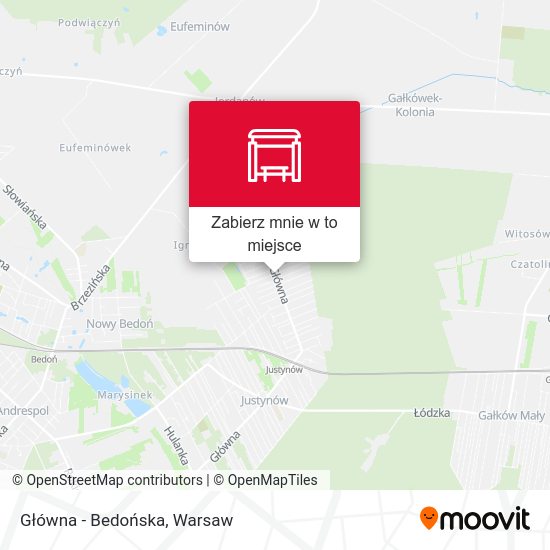 Mapa Główna - Bedońska