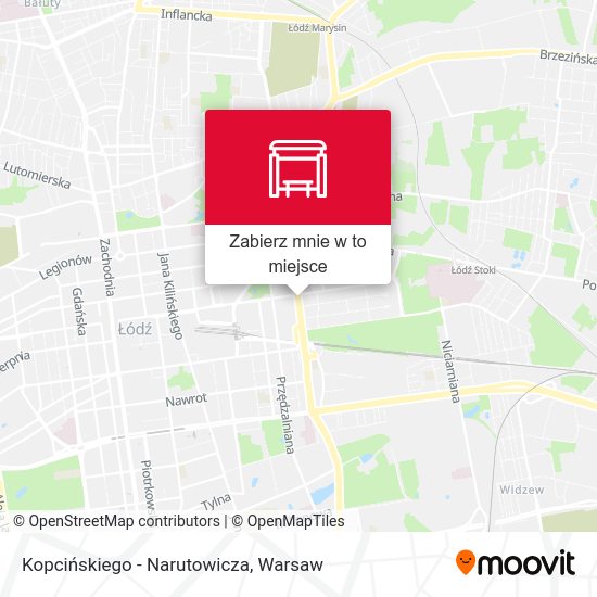 Mapa Kopcińskiego - Narutowicza