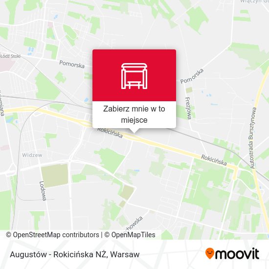 Mapa Augustów - Rokicińska NŻ