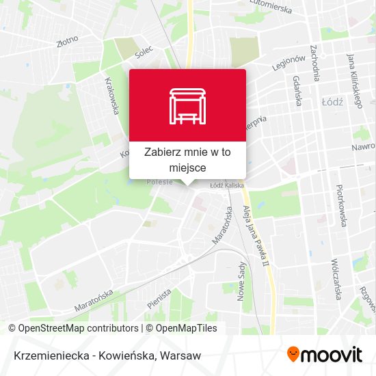 Mapa Krzemieniecka - Kowieńska