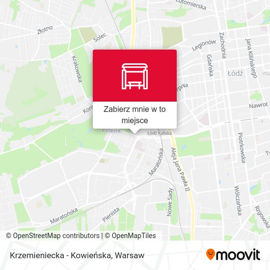 Mapa Krzemieniecka - Kowieńska