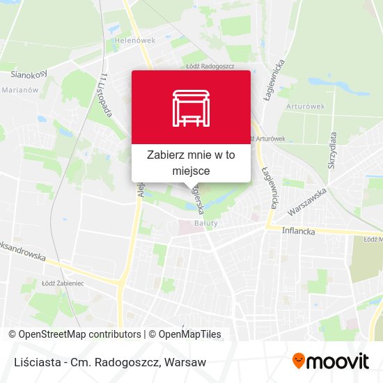 Mapa Liściasta - Cm. Radogoszcz