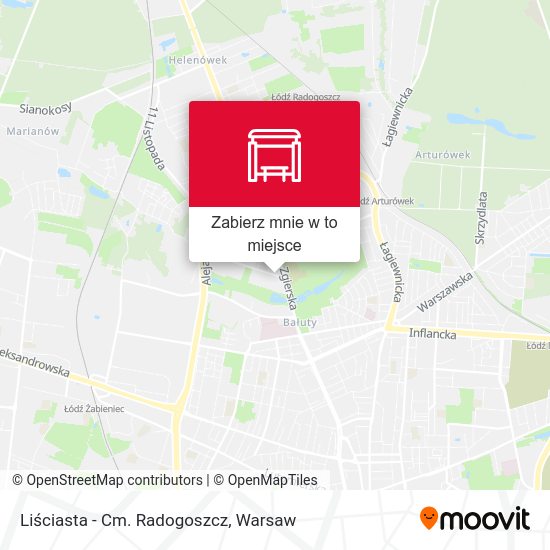 Mapa Liściasta - Cm. Radogoszcz