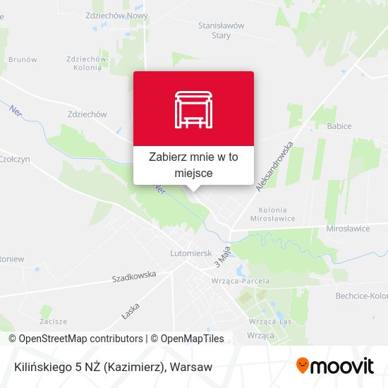 Mapa Kilińskiego 5 NŻ (Kazimierz)