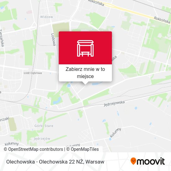 Mapa Olechowska - Olechowska 22 NŻ