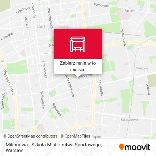 Mapa Milionowa - Szkoła Mistrzostwa Sportowego