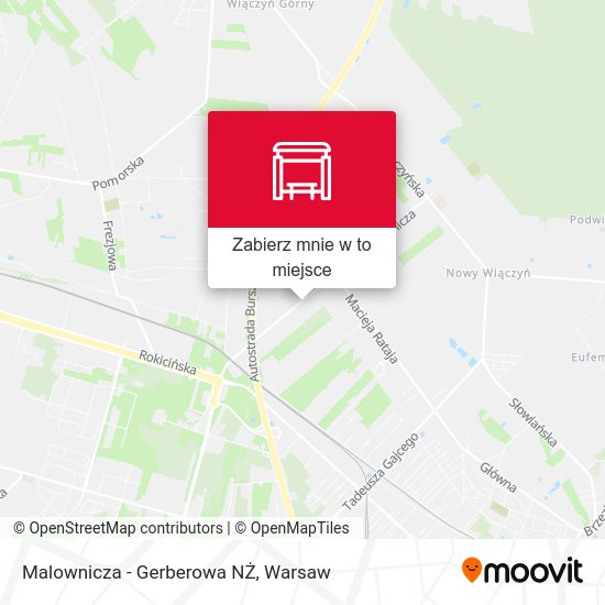 Mapa Malownicza - Gerberowa NŻ