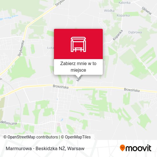 Mapa Marmurowa - Beskidzka NŻ