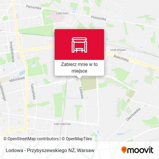 Mapa Lodowa - Przybyszewskiego NŻ