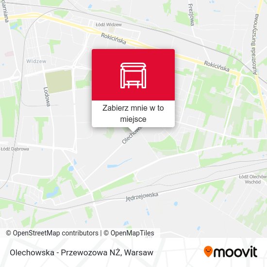 Mapa Olechowska - Przewozowa NŻ