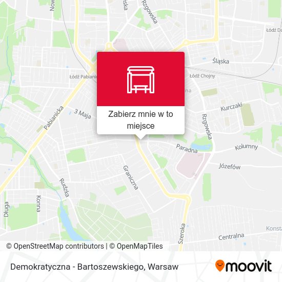 Mapa Demokratyczna - Bartoszewskiego