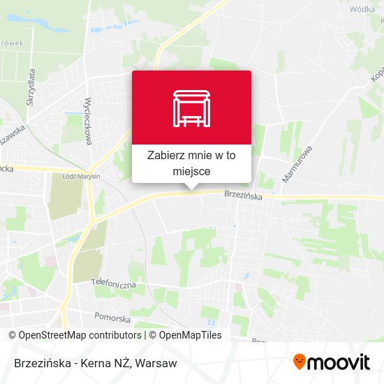 Mapa Brzezińska - Kerna NŻ