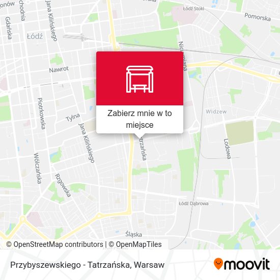 Mapa Przybyszewskiego - Tatrzańska