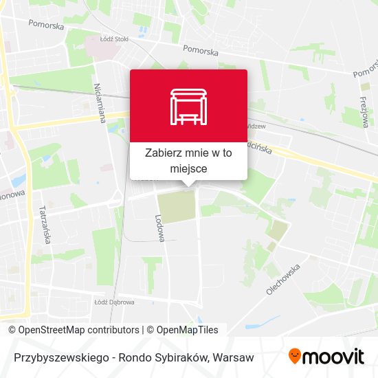 Mapa Przybyszewskiego - Rondo Sybiraków