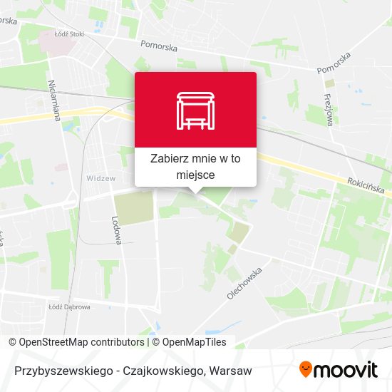 Mapa Przybyszewskiego - Czajkowskiego