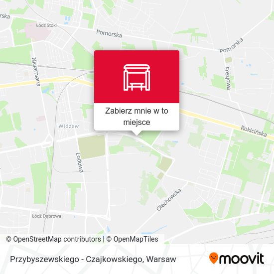 Mapa Przybyszewskiego - Czajkowskiego