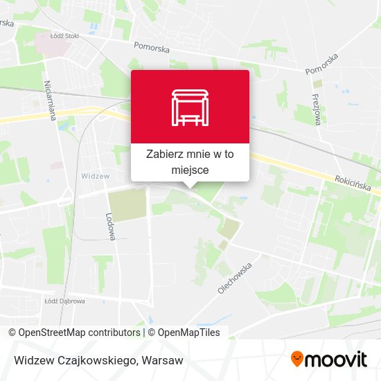 Mapa Widzew Czajkowskiego