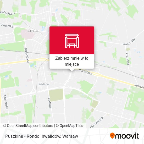 Mapa Puszkina - Rondo Inwalidów