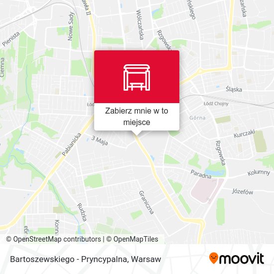 Mapa Bartoszewskiego - Pryncypalna