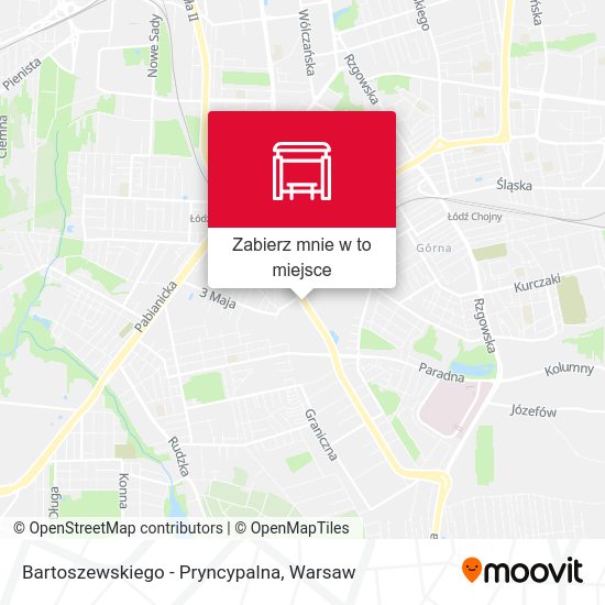 Mapa Bartoszewskiego - Pryncypalna