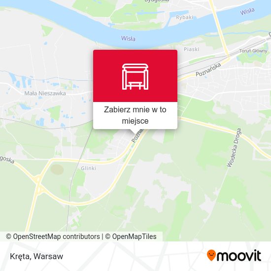 Mapa Kręta