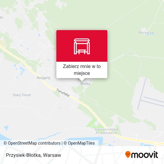 Mapa Przysiek-Błotka