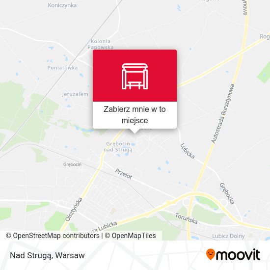 Mapa Nad Strugą