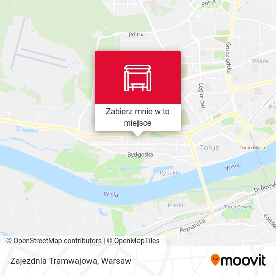 Mapa Zajezdnia Tramwajowa