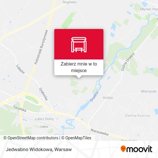 Mapa Jedwabno Widokowa