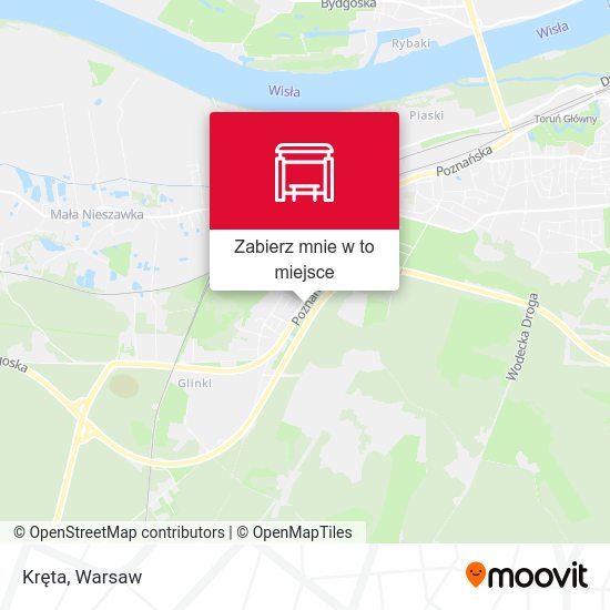 Mapa Kręta