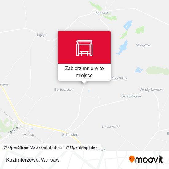 Mapa Kazimierzewo