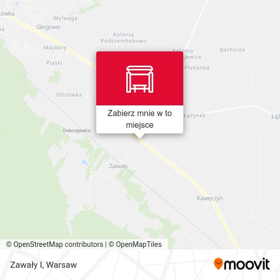 Mapa Zawały I