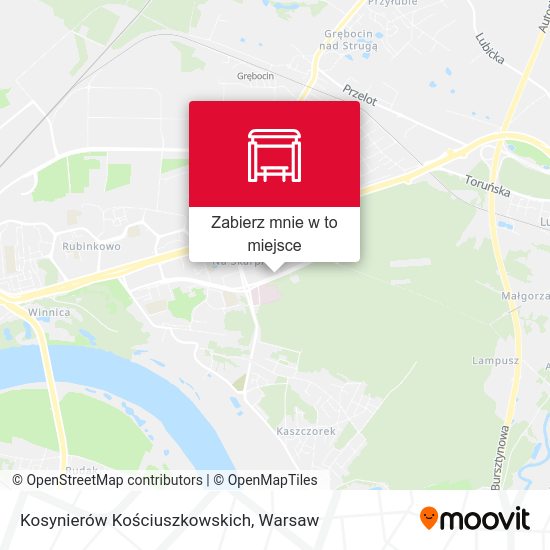 Mapa Kosynierów Kościuszkowskich