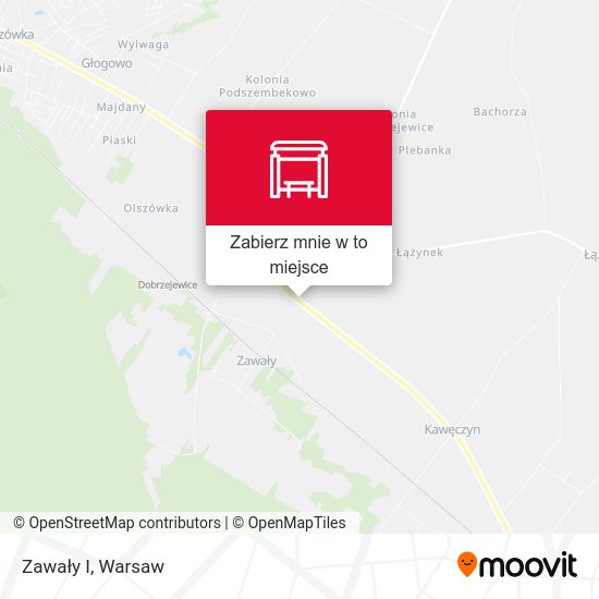 Mapa Zawały I