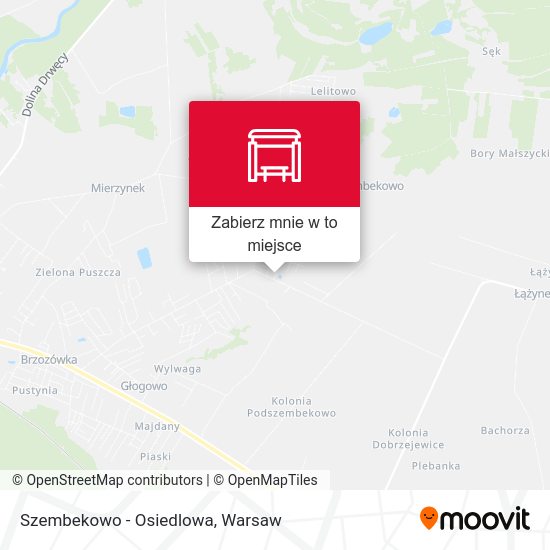 Mapa Szembekowo - Osiedlowa